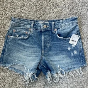 Ladies/ Girls Free People Denim Shorts 28" waist - Picture 1 of 4