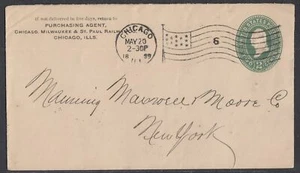 Stati Uniti - 2 maggio 1899 Chicago, IL Annullamento bandiera - Foto 1 di 1