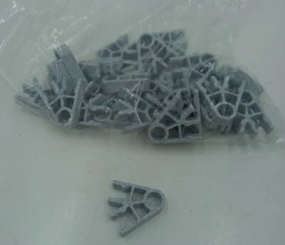 K’NEX Screaming Serpent Roller Coaster Parts Only-Stone Gray Connectors (26 PCs) - Image 1 of 4