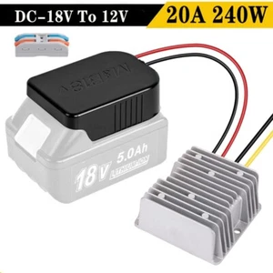 For Makita DC 18V to 12V 20A 240W Step Down Voltage Converter Battery Regulator - Picture 1 of 11