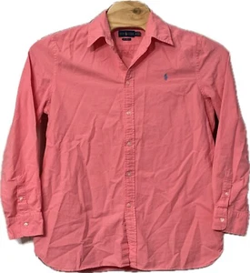 Camisa Ralph Lauren Calce Relajado Manga Larga Abotonada Algodón Rosa Para Hombre XL - Imagen 1 de 5