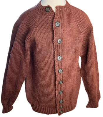 Cárdigan Suéter Acrílico Vintage Años 70 Medidas Sobre Niños 6-8 Nuevo Sin Etiquetas Nuevo en Lote Antiguo Foto 1 de 4