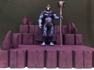MOTU Snake Mountain Riser Diorama Base Detolf Actionfigur Fotografie - Bild 1 von 4