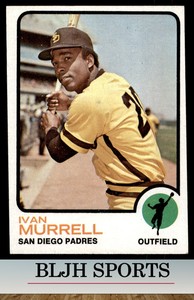 1973 Topps #409 Ivan Murrell  San Diego Padres