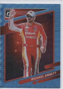 Michael Annett 2022 Donruss Optic Carolina Blue Wave Prizm #27