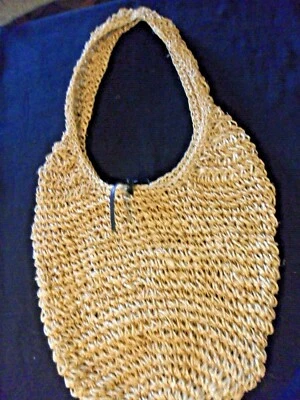 Bolso de Mano Tejido Bandolera de Paja Nuevo ESPRIT Foto 1 de 2