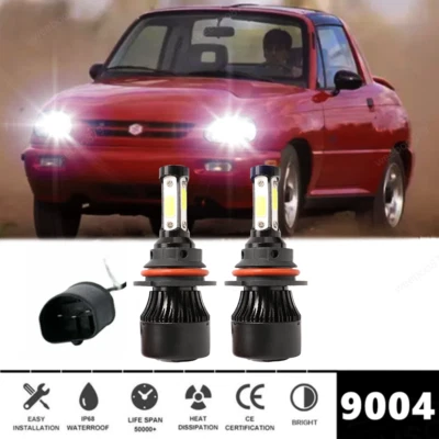 Faro LED haz alto/bajo 4 lados blanco 6000 k para Suzuki Sidekick 1990-1998 Foto 1 de 4