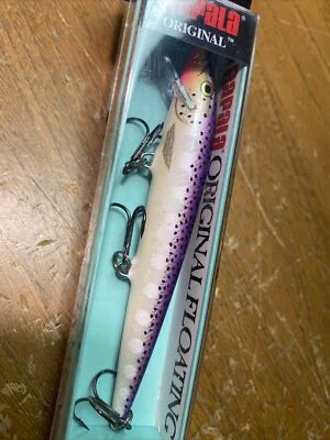 Señuelo de Pesca Rapala Original Flotante 11 Púrpura Foto 1 de 3