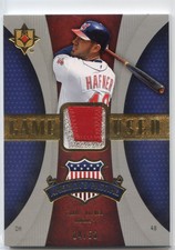 2007 UD UPPER DECK ULTIMATE COLLECTION JERSEY PATCH TRAVIS HAFNER INDIANS #/50