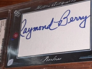 PSA DNA 2012 Historic Autographs Peerless Raymond Berry Auto #16/40 HA AUTHENTIC - Bild 1 von 6