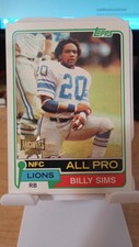 1981 Topps Football Card #100 BILLY SIMMS Near Mint or Better Cd
