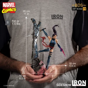Marvel X-Men Psylocke 1:10 Scale Statue by Iron Studios Brand New BDS Art Scale - Picture 1 of 1