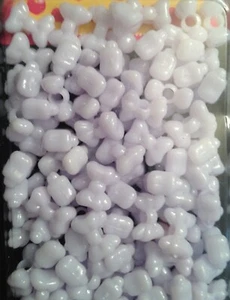 Mini White Bow Shaped Beads for braids, twists, cornrows, great for crafts too - Picture 1 of 1