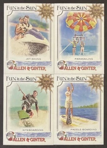 Lotto di 4 carte 2023 Topps Allen & Ginter Fun In The Sun - Foto 1 di 2