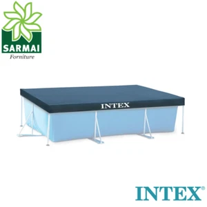 Intex 28038 Abdeckplane Poolabdeckung Schutz Frame Pool 300 x 200 cm rechteckig - Bild 1 von 4