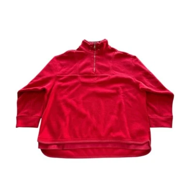 Chaqueta De Colección Willi Smith Talla 1X (L) Vellón Rojo Y2K Con Costuras Verticales Pesada Foto 1 de 4