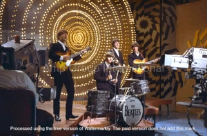 The Beatles Top of The Pops BBC TV Center June 16 1966 Paperback Writer 7x5 #1 - Picture 1 of 2