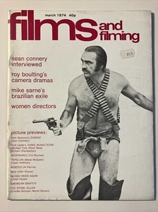 Films and Filming Magazine Mar 1974 UK Sean Connery Interview Cover Mike Sarne - Picture 1 of 3