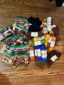 Vintage Lot Of DMC And Elsa Williams Tapestry Wool Skeins 60+ - Picture 1 of 19