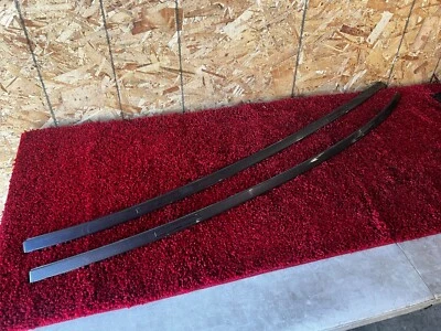 BMW 2014-2020 F32 LADO IZQUIERDO Y DERECHO RIEL TECHO MOLDURA JUEGO GRIS B39 OEM 75MK Foto 1 de 4