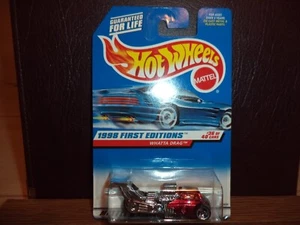 HOT WHEELS WHATTA DRAG 1998 FIRST EDITIONS #36 OF 40 3SP WHEEL - Bild 1 von 3