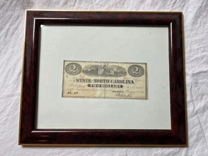 1862 State of North Carolina Two Dollar Note - See Photos - Picture 1 of 2