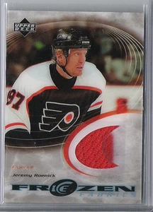 03-04 2003-04 UPPER DECK ICE JEREMY ROENICK FROZEN FABRICS JERSEY FF-JR FLYERS - Picture 1 of 1