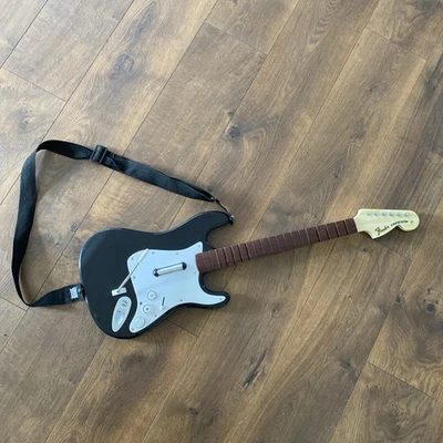 Rock Band 4 XBOX One Wireless Guitar Fender Stratocaster Model 91161 No Dongle - Image 1 of 4