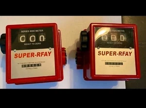 Super-Rfay Fuel Flow Meter 1 Inch Outlet Liter Unit for Fuel Transfer Pump NoBox - Picture 1 of 5