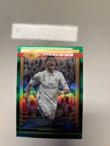 2022-23 Topps Finest Flashbacks UEFA - Cristiano Ronaldo #77 Jumbo Box Topper - Bild 1 von 2