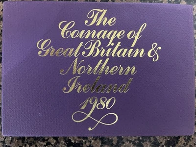 1980 Proof British Decimal 6  Coin Set Royal Mint Pack - Image 1 of 2