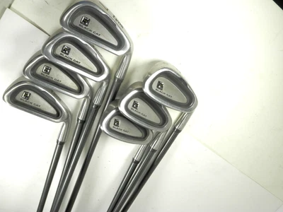 LYNX BLACK CAT IRON SET 4-PW RIGHT HAND STIFF FLEX FLARE UNIFIBER SHAFTS USED - Image 1 of 4
