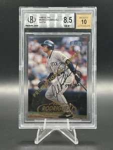 1998 Fleer Tradition Promo Sample Alex Rodriguez Auto 594/750 BGS 8.5 Auto 10 - Picture 1 of 2