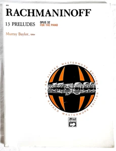 RACHMANINOW 13 Präludien op. 32 Für Das Klavier Alfred 1988 72 S. - Bild 1 von 4