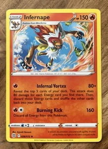 Infernape 026/172 2022 Pokemon Brilliant Stars LP - Picture 1 of 6