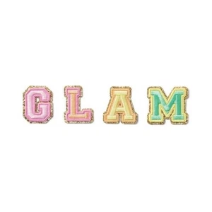 Stoney Clover Lane x Target GLAM Sticker Patches Letters Varsity Pastel Set NEW - Picture 1 of 8