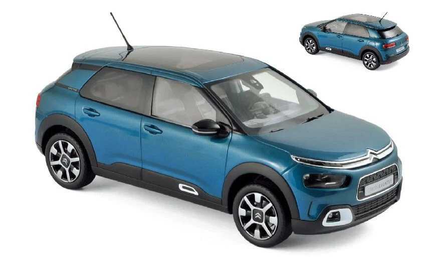 CITROEN C4 CACTUS 2018 BLUE & WHITE 1:18 - Immagine 1 di 1