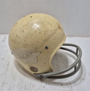 Vintage Rawlings NFL Football Helmet White w/Grey Facemask Missing Decals Custom - Picture 1 of 6