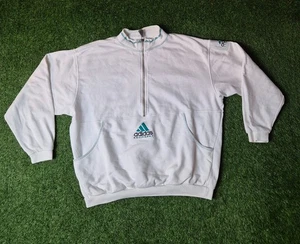 Adidas Equipment - Vintage Half Zip Pullover - Herren - Weiß - L (D8) - Bild 1 von 11