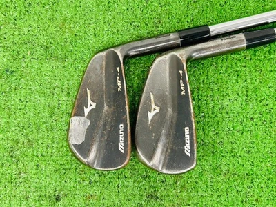 Mizuno MP-4 GF Forged Iron Set 6.7+PW RH KBS 120 Stiff Flex Steel Shaft EL3226 - Image 1 of 4