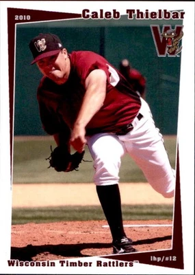 2010 Wisconsin Timber Rattlers Grandstand 30 Caleb Thielbar Northfield Minnesota - Image 1 of 2