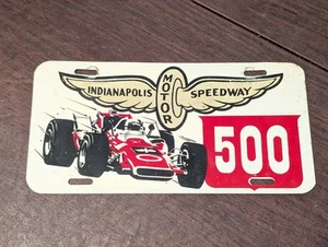 Vintage Indianapolis Motor Speedway 500 Mile Race Indy License Plate 1969 - Picture 1 of 4
