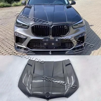 Cubierta de capó de ventilación de carbono real estilo LD para BMW X5 G05 F95 X6 G06 F96 Foto 1 de 4