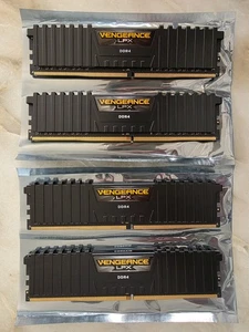 32GB - 2 sets of Corsair Vengeance LPX 16GB (2x8GB) DDR4-3200 CL16 RAM - Picture 1 of 2