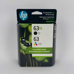 Neu HP 63XL L0R48AN Tintenpatrone Schwarz 2er-Pack - Bild 1 von 3