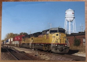 Vintage 1990s Railroad Loco/Engine UNION PACIFIC #8507 Real 5x7" Photograph - Picture 1 of 2