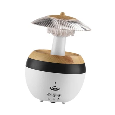 Raindrop Humidifier with Light Remote Control 450ml Capacity Portable Essential - Image 1 of 4