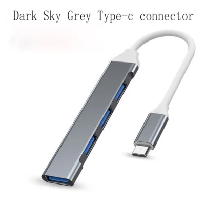 4 in 1 Multiport USB-C Hub Typ C auf USB 3.0 4K HDMI Adapter für Macbook Pro - Bild 1 von 4