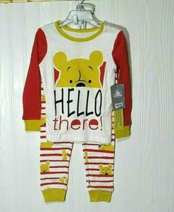 Disney Store Pooh Pajamas 2 Piece Set Size 4 NWT - Picture 1 of 3