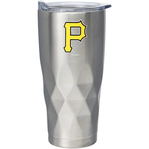 Pittsburgh Pirates 22oz. Diamond Bottom Stainless Steel Tumbler Cover